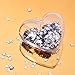 EBOOT Silver Star Confetti for Tables Glitter Star Table Confetti Metallic Foil Sequins for Wedding Party Birthday Festival Decorations, 30 Grams/ 1 Ounce