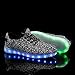 Joansam 7 Colors LED Luminous Unisex Sneakers Men & Women USB Charging Light colorful Glowing Leisure Flashing Shoes Sport Shoes JSS07G2-40
