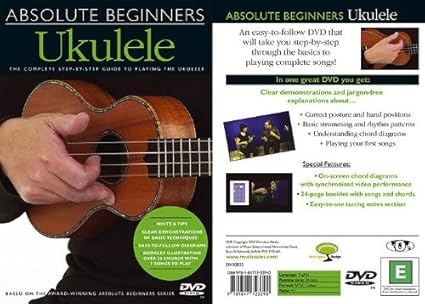 Amazoncom Music Sales Absolute Beginners Ukulele Dvd - 