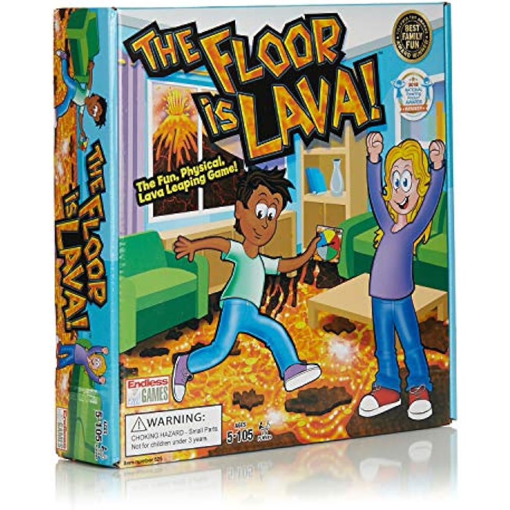 Games The Floor Is Lava Interactive Board For Kids Adults (Ages 5+) Fun