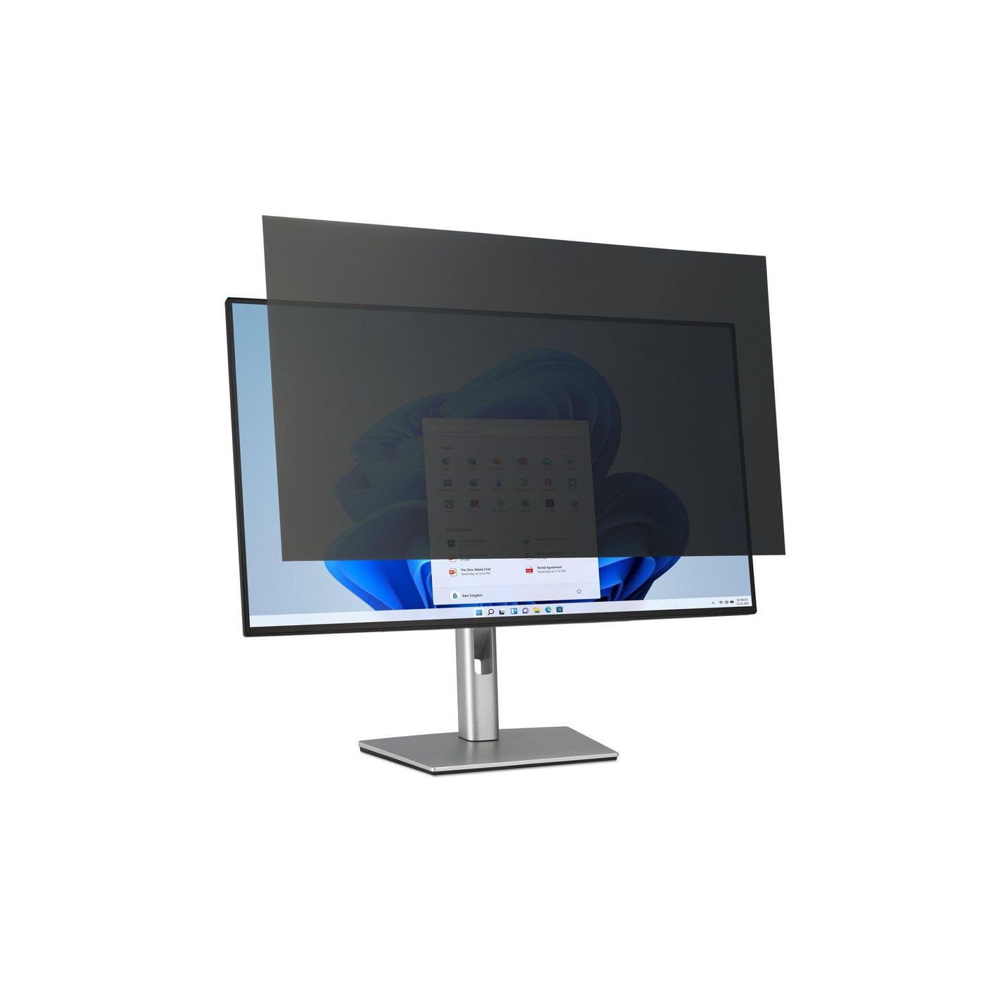 Kensington Monitor Screen Privacy Filter 23.6" Inch 16:9 - 2 Way Removable Compatible With LG, ViewSonic, Samsung, BENQ - Protects Confidential Data, Reduced Blue Light via Anti-Glare Coating (627205)