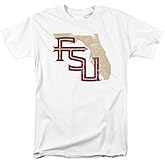 Florida State University Official State Shape Unisex Adult T Shirt