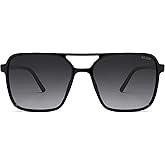 SOJOS Trendy Vintage Aviator Square Sunglasses For Womens Mens Retro 70s UV400 Women Sun Glasses SJ2327