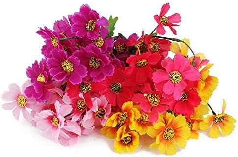 Hommy 造花 ブーケ菊 造花 人工花 結婚式 パーティー 装飾花 デコレーション桜の花束 フラワー 一束 濃いピンク B0714fmxtp 102円 人気海外一番 100 品質保証 全品送料無料 即日出荷 Sale開催中