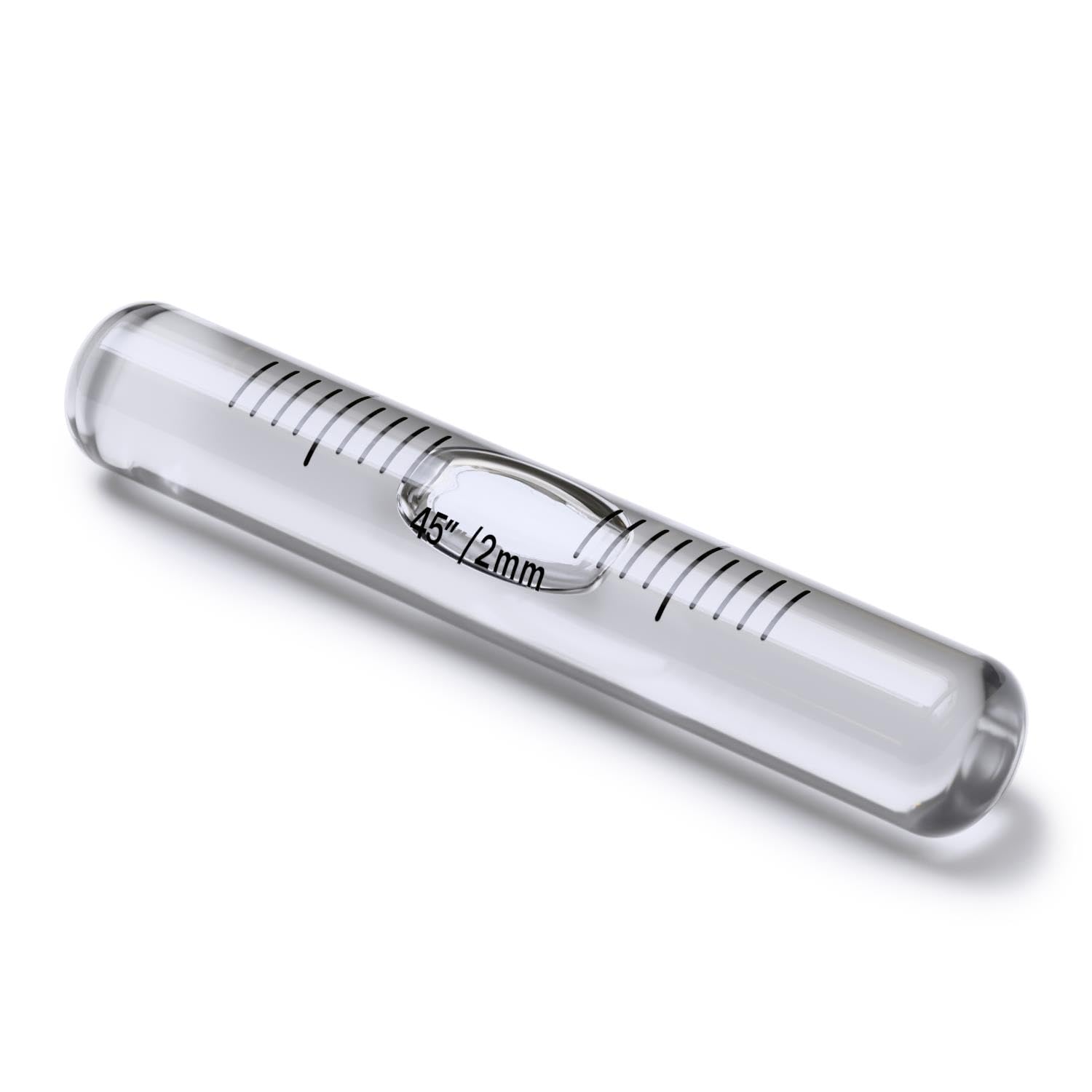 Replacement Level Glass Vial, Spirit Bubble Level, No Nib, Accurate, White, 70mm x 11mm