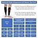 Buttons & Pleats Calf Compression Sleeve for Women & Men - Footless Leg Sleeves Socks - Boosts Circulation - Reduces Fatigue - Eases Shin Splints 1 Pair Black L/XL