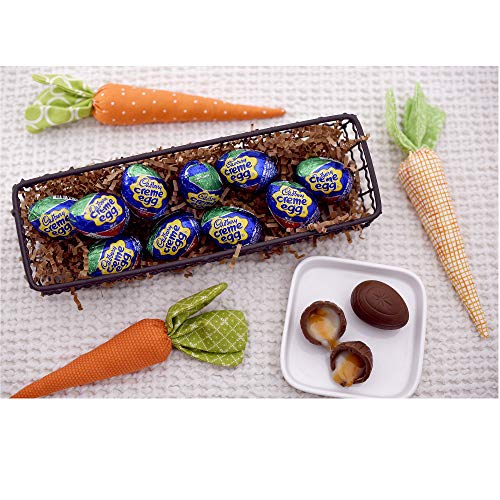Easter Eggs | 5 Cadbury Creme Milk Chocolate Eggs & 5 Reese’s Peanut Butter Eggs | Gift Boxed, Easter Hunt, Basket Stuffer & Filler, Party Decor (10 Eggs)