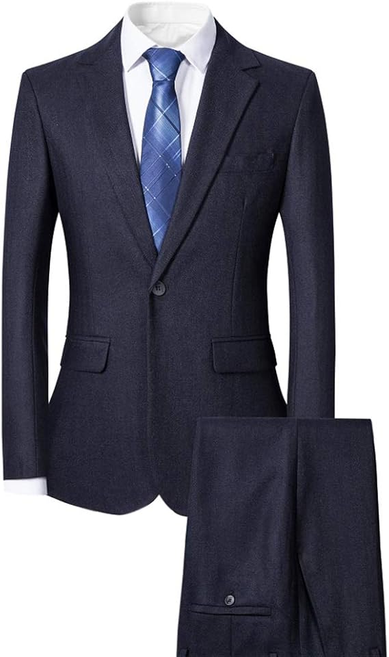 Amazon Co Jp Yffushi スーツメンズ セットアップ スーツメンズ 上下セット フォマールスーツ ジャケットシングル 一つボタン 礼服 結婚式 就職 入学式 春夏秋冬 ビジネス おしゃれ スリム 無地 服 ファッション小物