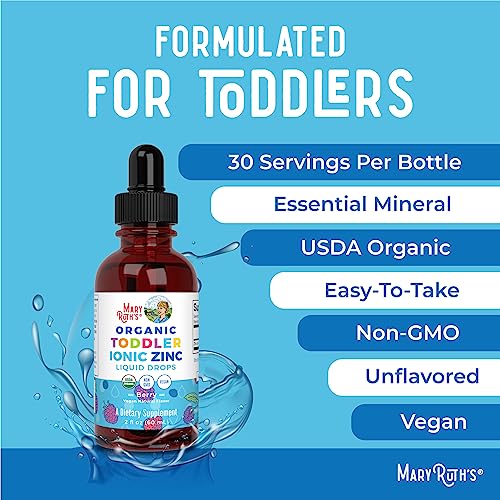 MaryRuth's Toddler Liquid Ionic Zinc Sulfate with Organic Glycerin for