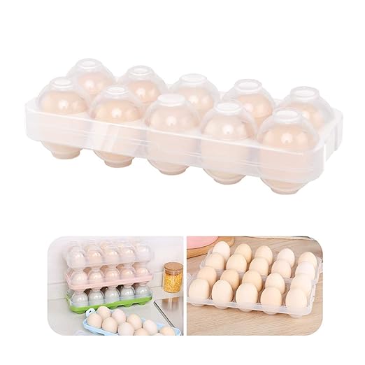 Bandeja para huevos de cocina, contenedor de almacenamiento para ...