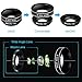 Maxful Phone Camera Lens 5 in 1 Kit, 198° Fisheye Lens, 0.63X Wide Angle Lens, 15X Macro Lens,2X Telephoto Lens High Definition,CPL,Clip-on Smart Cell Phone Lenses Compatible with iPhone, Android