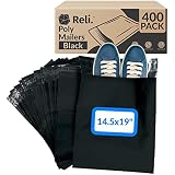 Metronic 10x13 Inch Pink Heart Poly Mailers 50pc - Waterproof Shipping Bags For Clothes, Small Business, Ecommerce