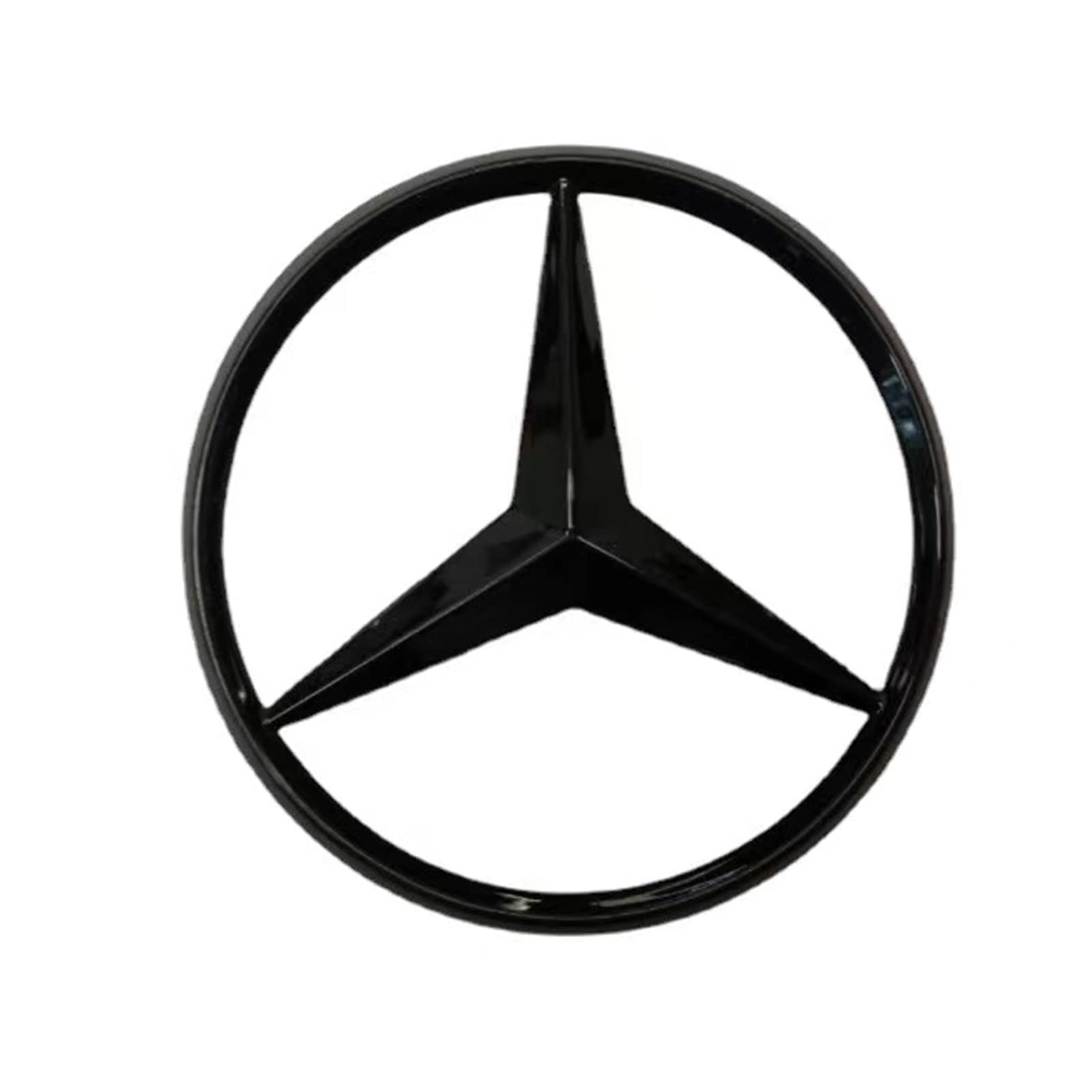 Photo 1 of 3.54 Inch Fit Trunk Emblem,Car Emblem Side Fender Trunk Decal, Automotive Decoration Accessories (Bright Black)