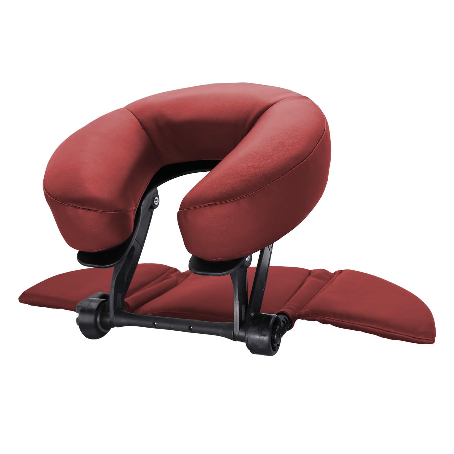 Photo 1 of TRENDBOX Face Down Tabletop Massage Kit Adjustable Headrest Pillow - Red