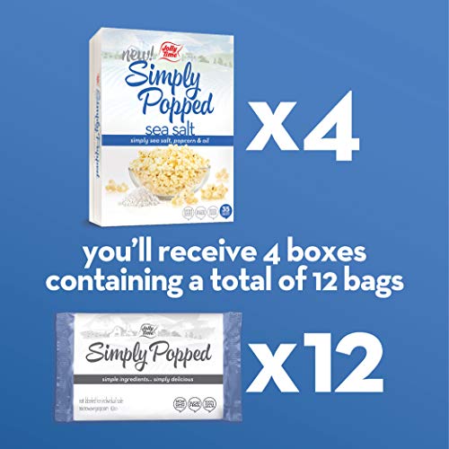 JOLLY TIME Simply Popped Natural Microwave Popcorn, Palm Oil and NonGMO Pop Corn Kernels (3
