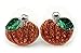 Small Cute Happy Halloween Fall Thanksgiving Pumpkins Post Stud Earrings