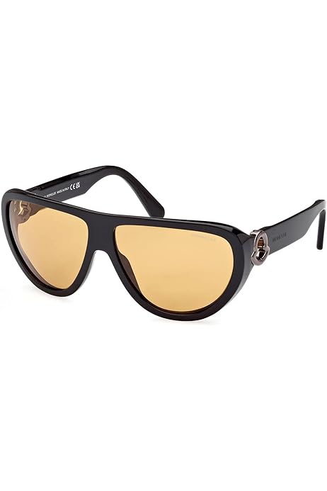 Amazon.com: Moncler Sunglasses ML 0254 Orizion 01A Black/Smoke  