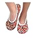 Snoozies Womens Quilted Ballerina Comfort Split Slipper Socks
