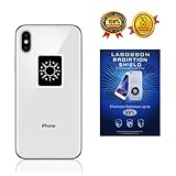 Radiation Protection Shield Sticker, Labobbon EMF Blocker for Cell Phone/ Laptop/ Tablet/ Kindle/ Household Appliances| Protect You and Your Family from Radiation | 1.6 x 1.23 inches, Black