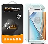 [3-Pack] Supershieldz for Motorola Moto G4 / Moto G (4th Generation) Tempered Glass Screen Protector, Anti-Scratch, Anti-Fingerprint, Bubble Free, Lifetime Replacement Warranty
