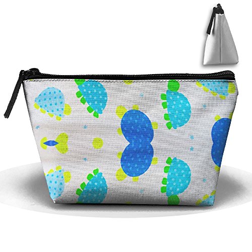 Click Here to See More Images JF-X Blue Sea Turtles Trapezoid Receive Bag Makeup Bag Home Office Travel Cases