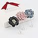7pcs Flower Pearl Brooch Pins, Segbeauty Camellia Flower Patterns Pearl Collar Brooch Pins, Handmade Wool Felt Flower Badges with stainless steel Brooch pin, Boutonniere Lapel Hat Pin for Women Girls