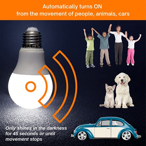 VOLANSON TECHNOLOGIES Motion Sensor Light Bulb Radar 800lm Daylight