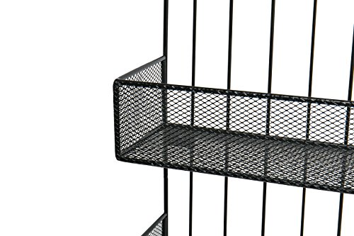 JackCubeDesign Wall Mount Spice Rack 5 tier Kitchen Countertop Worktop Display Organizer Spice Bottles Holder Stand Shelves(17.6 x 4.1 x 26.7 inches) – :MK419A