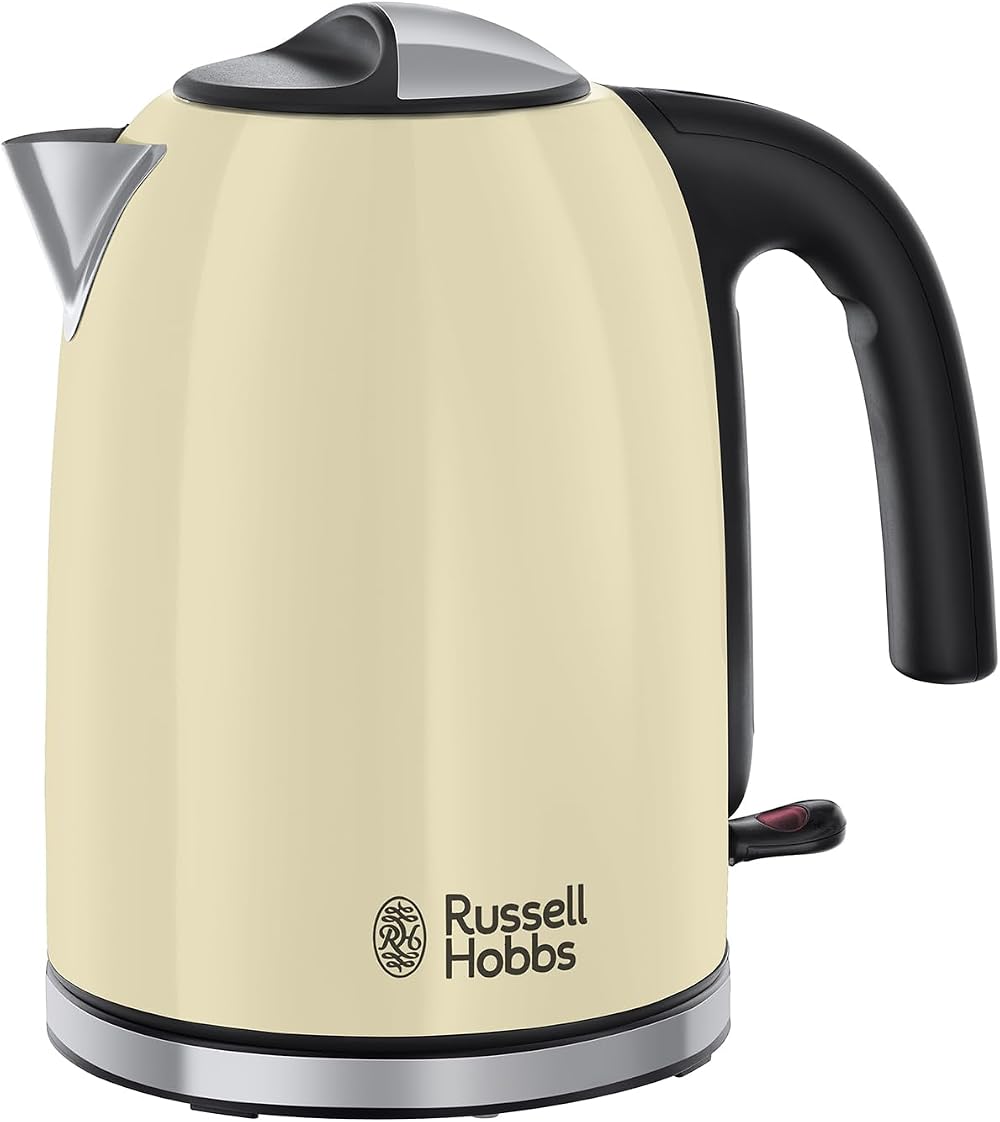 Russell Hobbs Stainless Steel Electric Kettle 20415 1.7 L Cream