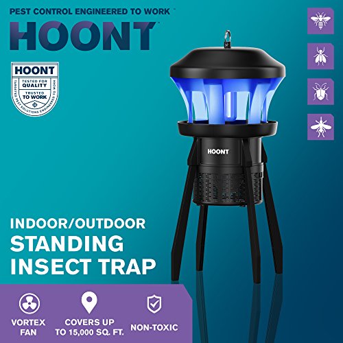 Hoont-Indoor-Outdoor-3-Way-Mosquito-and-Fly-Trap-Killer-with-Stand-Bright-UV-Light-Fan-Attractant-Get-Rid-of-All-Mosquitoes-Wasps-Etc--Perfect-for-Gardens-Yards-Patio-etc-UPGRADED