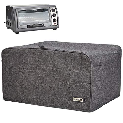 HOMEST Toaster Oven Dust Cover with Accessory Pockets Compatible with