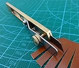 CHENGYIDA Leather Line Strip Knife Tool Copper Trimming Knife Positioning Cutter - Leather Craft Tool