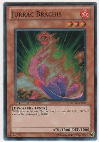 Yu-Gi-Oh! - Jurrac Brachis (HA03-EN008) - Hidden Arsenal 3 - 1st Edition - Super Rare