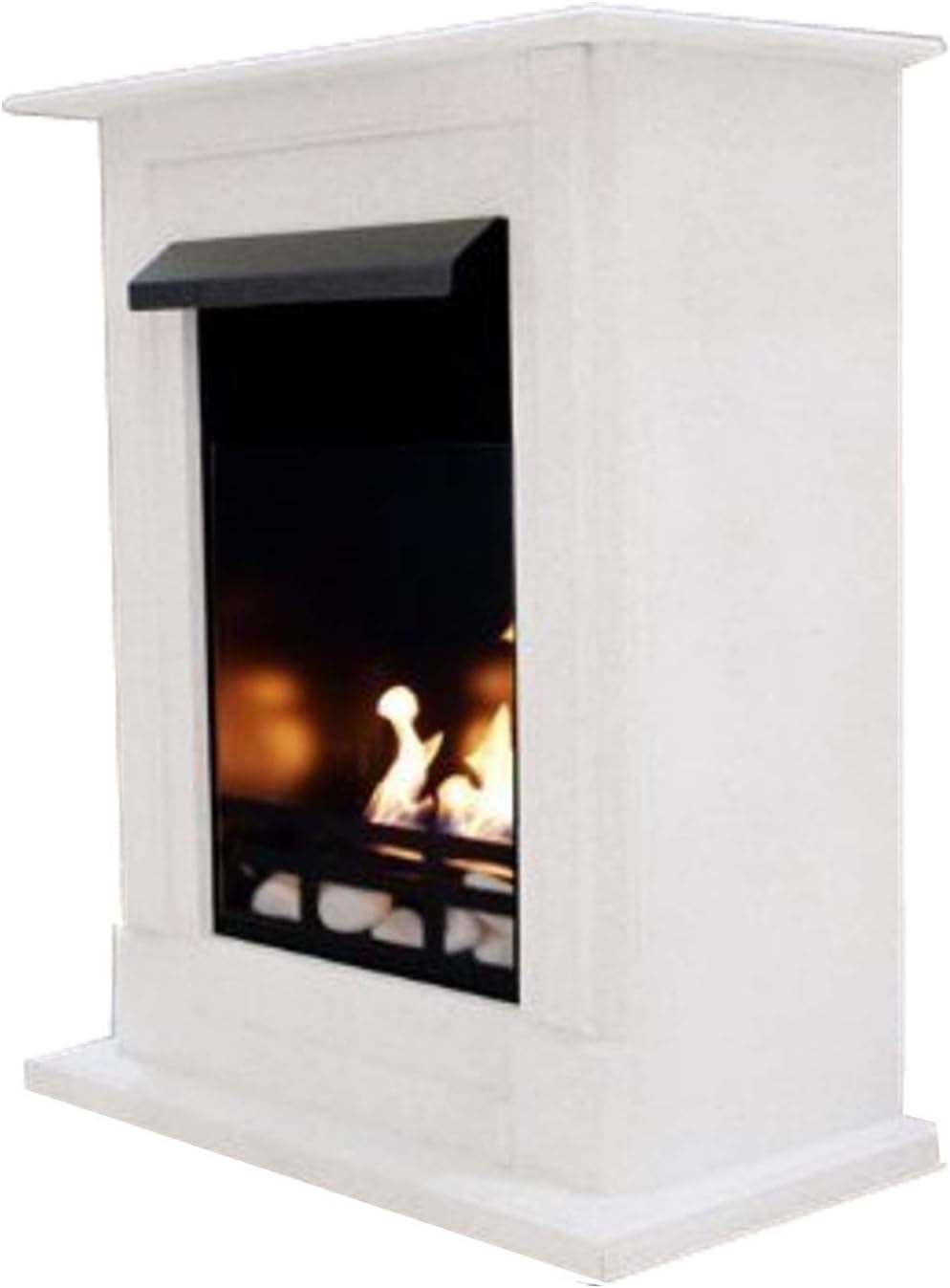 Fireplace gel and bioethanol model VENEZIA Premium choice of 9 colours (White)