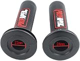 Honfitat 7/8 inch Motorcycle Dirt Pit Bike Handlebar Grip Red Rubber view 3