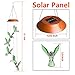 LED Solar Hummingbird Wind Chimes Outdoor - Waterproof Mobile Changing Light Color Wind Chime, Six Hummingbirds LED Wind Chimes for Home, Xmas Mom Gifts, Party, Festival Decor, Night Garden Decoration