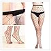 Senchanting Women Hot Chic Vintage Black Big Cross Fishnet Tights Seamless Nylon Large Mesh Stockings Pantyhose(X-Large Hole)