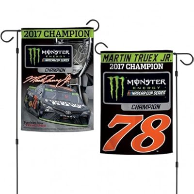 Martin Truex Jr. 2017 Monster Energy NASCAR Champion Double Sided Garden Banner