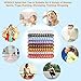 VEGOLS 8 Pcs Spiral Hair Ties No Crease, Colorful Coil Hair Ties, Elastic Hair Coil Ties, Traceless Phone Cord Hair Ties - 8 Multicolor