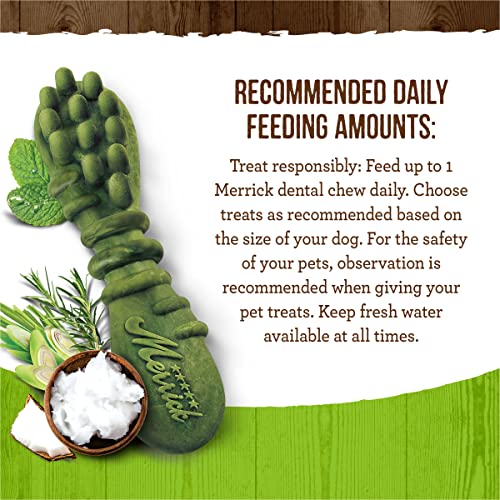 Merrick Fresh Kisses Dog Dental Treats, Coconut Plus Botanical Oils