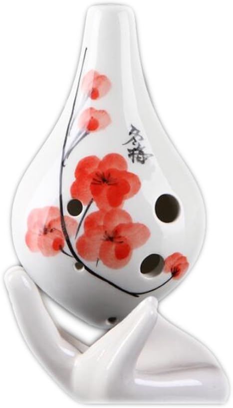 East Majik Beautiful Ceramics Ocarinas 6 Holes Nice Toy Gifts(No Handrest)