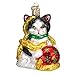 Old World Christmas Ornaments: Holiday Kitten Glass Blown Ornaments for Christmas Tree (12223)