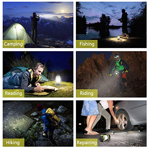Camping Lantern Rechargeable , Alpswolf Camping Flashlight 4000mAh