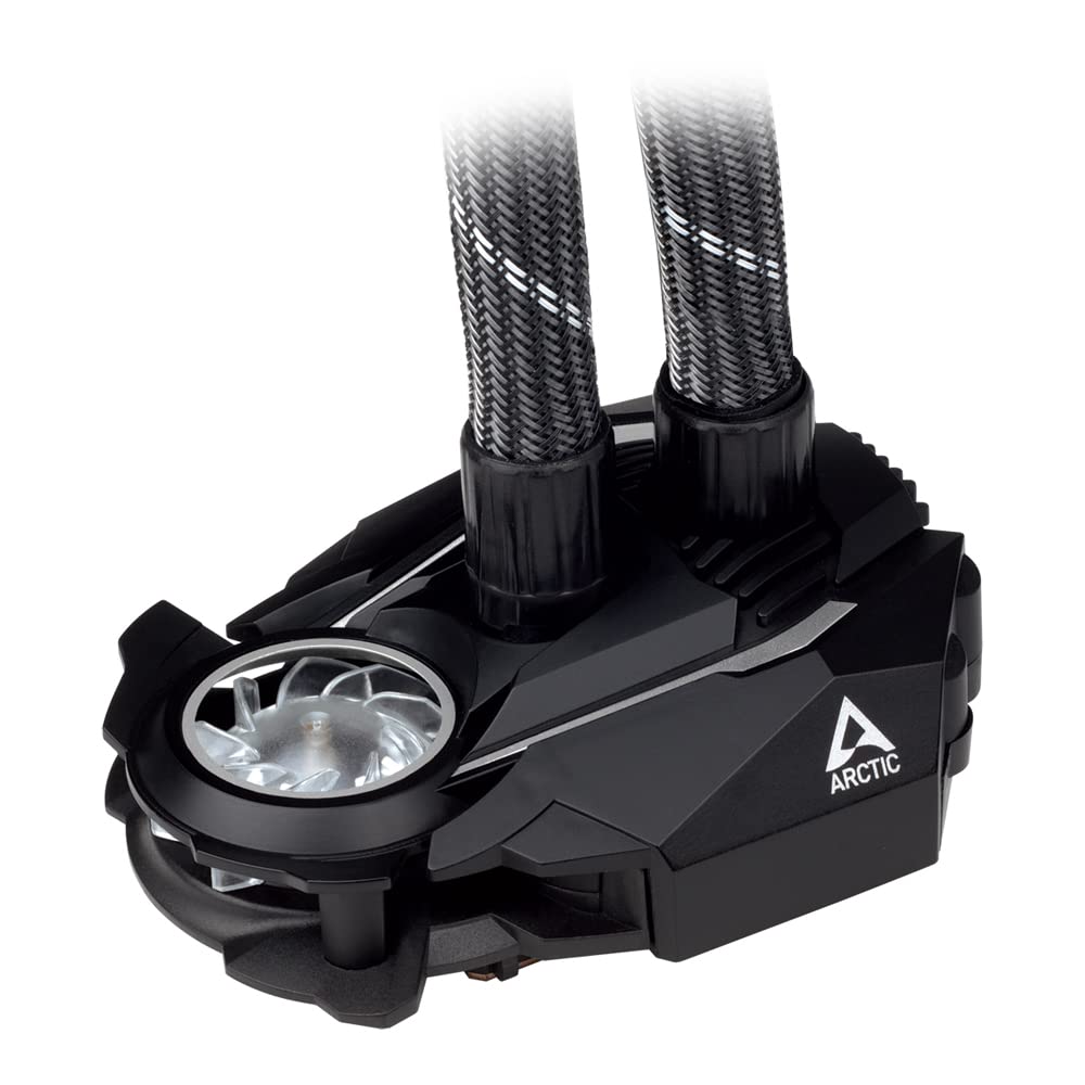 ARCTIC Liquid Freezer II 280 RGB - Multi-compatible all-in-one CPU AIO water cooler with RGB, efficient PWM-controlled pump, fan speed: 200-1900 RPM, LGA1700 compatible - Black