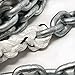Five Oceans Windlass Anchor Rode Nylon Three Strand 1/2inch x 150ft with Galvanized 1/4inch x 15ft HT G4 Chain, Prespliced FO-4286