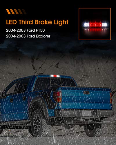 image for ISSYAUTO 3rd Brake Light Compatible with 2004-2008 F150 Third Brake Li