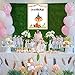 MISS FANTASY Woodland Games Pin The Tail on The Fox Woodland Baby Shower Games Activities Pin The Tail on The Donkey Game for Kids with 24 Stickers Woodland Party Favors for Kids