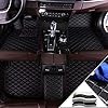 Custom Car Floor Mats for Toyota Full Coverage All Weather Protection for & achter Liner Set (Color : Black)