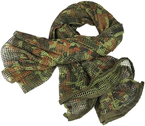 Sduck Weave Mesh Net Multi-use camo scarf, Lightweight &amp; breathable Head Face Mask Neck Headwear Helmet Liner Headband Mask wrap Huge veil For Deer hunting Halloween costume concealment