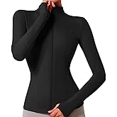 VUTRU Womens Workout Yoga Jackets Zip Up Athletic Sport Track Shirts Ligheweight Gym Tops